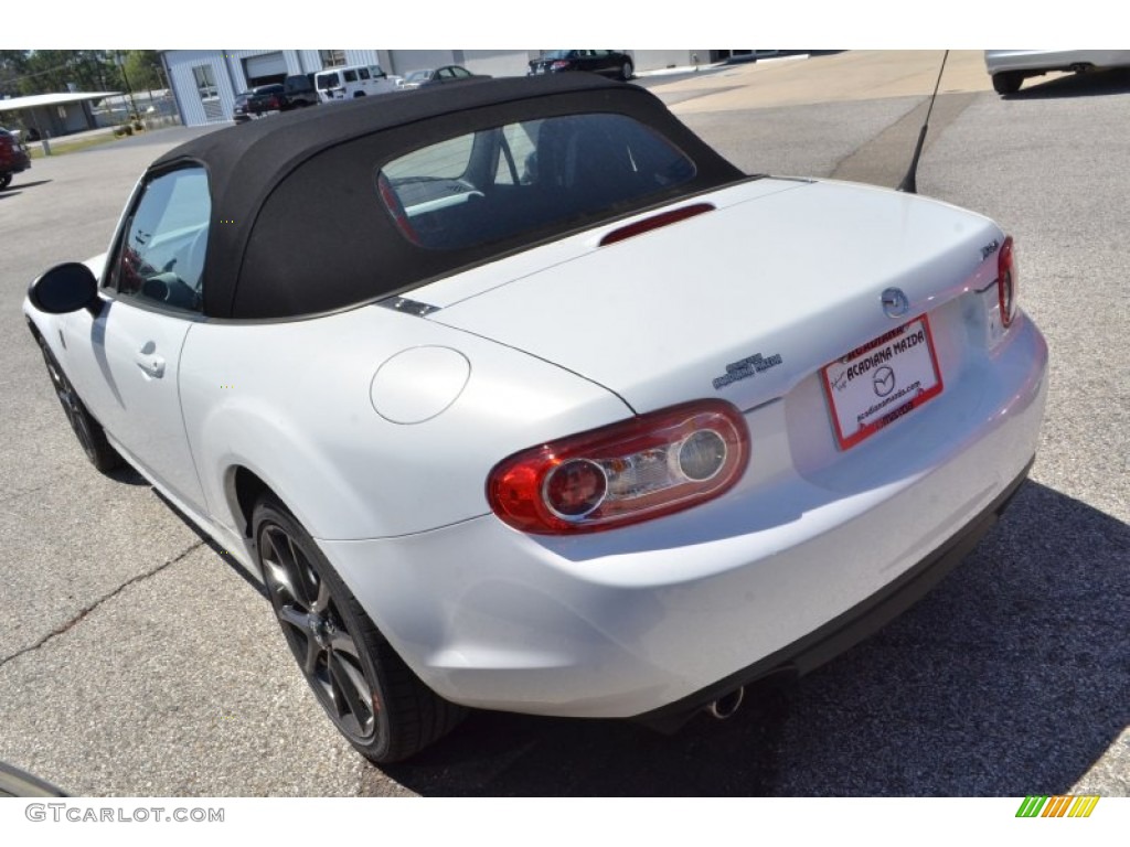 2013 MX-5 Miata Club Roadster - Crystal White Pearl Mica / Black photo #2