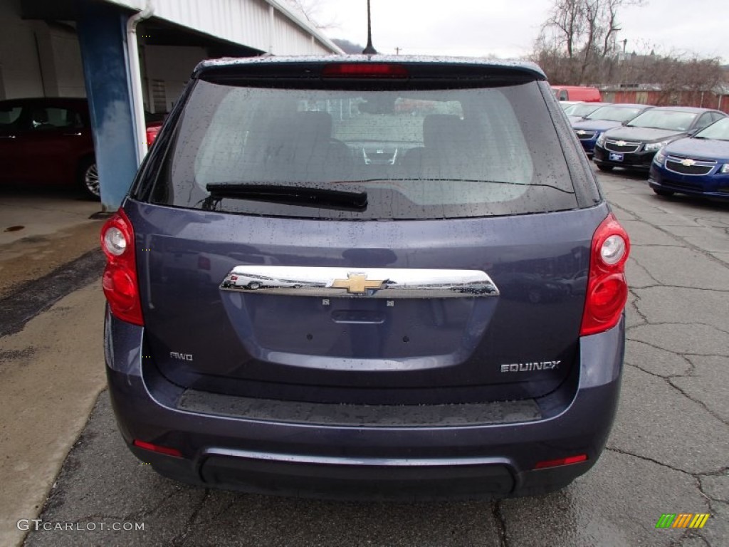 2013 Equinox LS AWD - Atlantis Blue Metallic / Jet Black photo #7