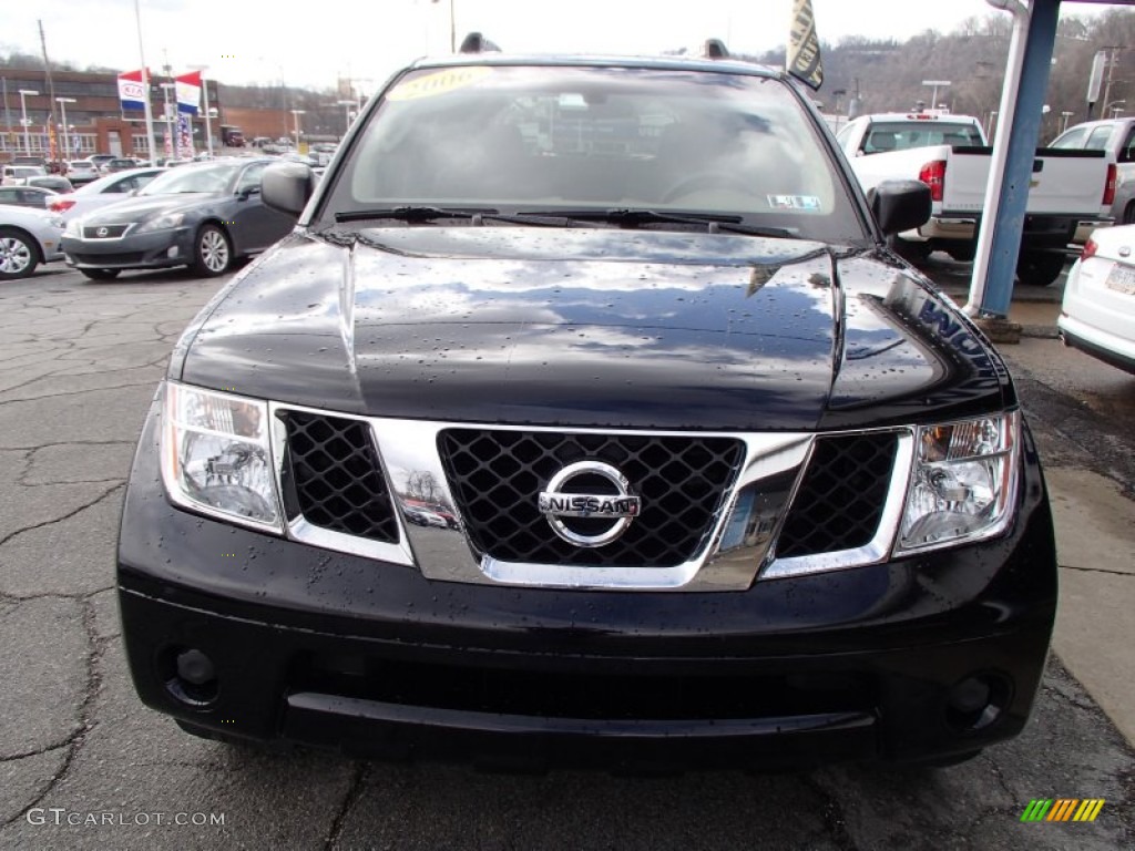 2006 Pathfinder S 4x4 - Super Black / Desert photo #3