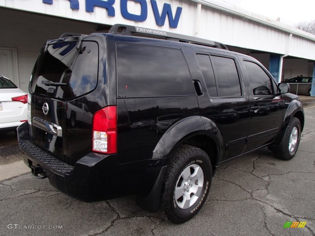 2006 Pathfinder S 4x4 - Super Black / Desert photo #8