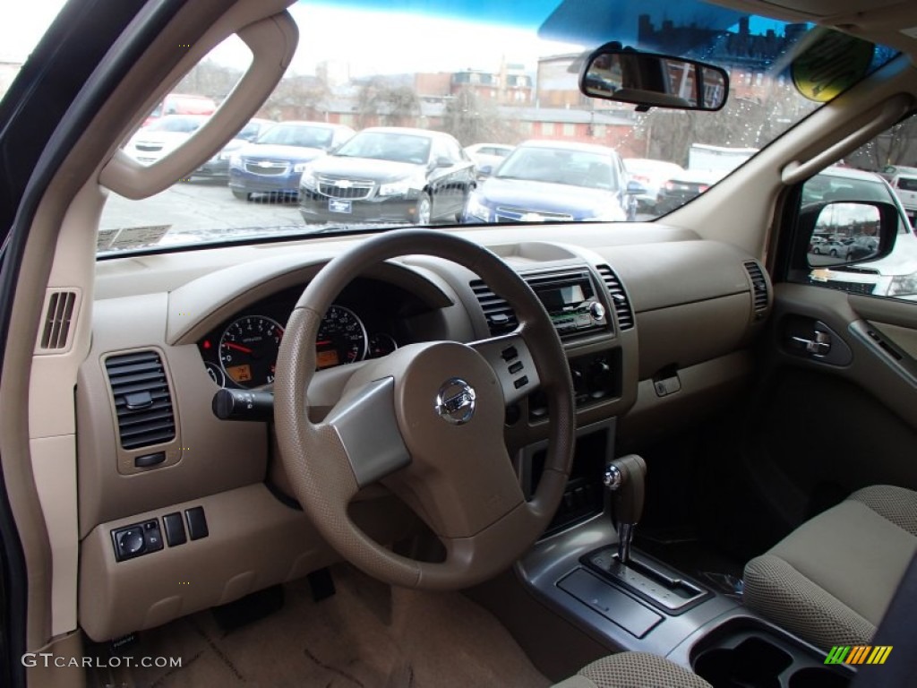 2006 Pathfinder S 4x4 - Super Black / Desert photo #10