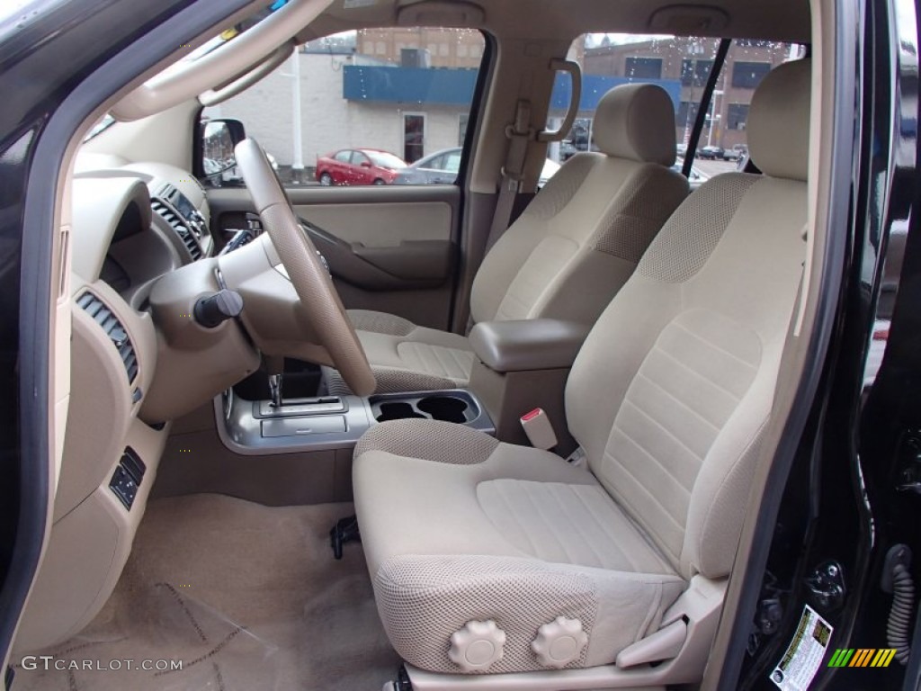 2006 Pathfinder S 4x4 - Super Black / Desert photo #11