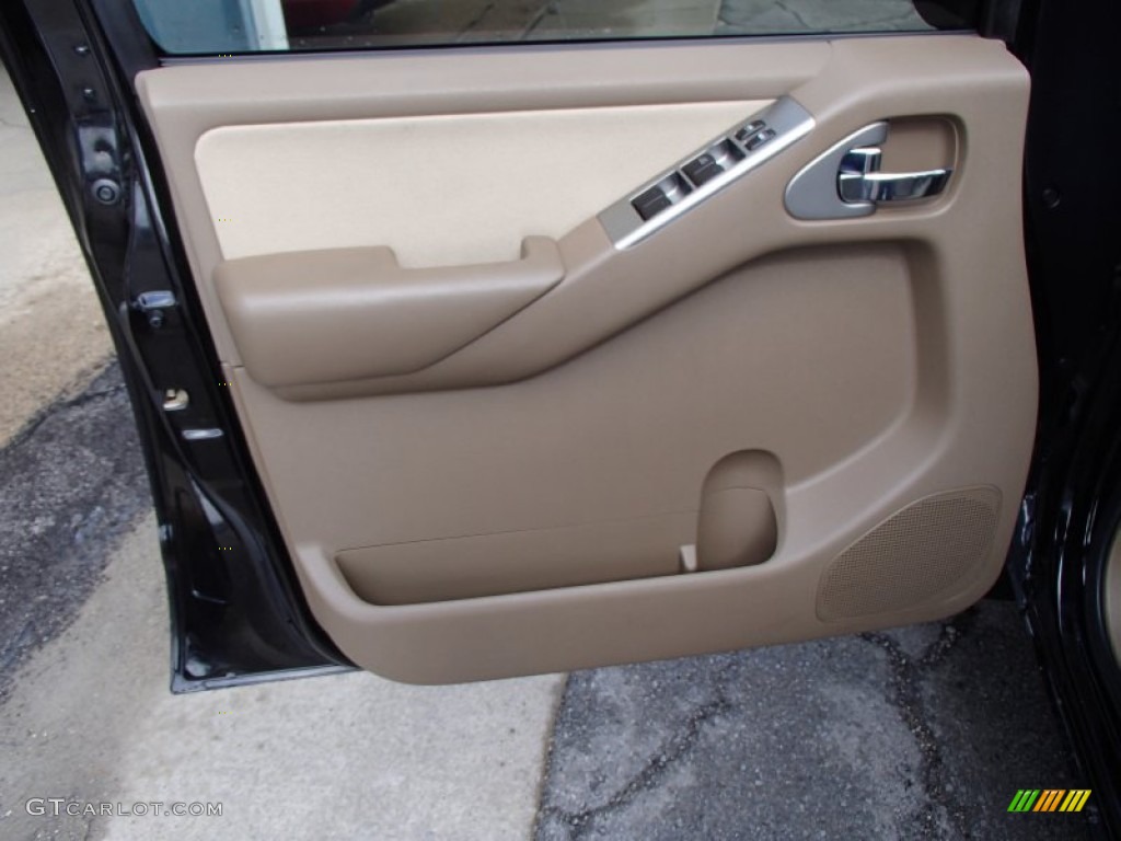 2006 Pathfinder S 4x4 - Super Black / Desert photo #12