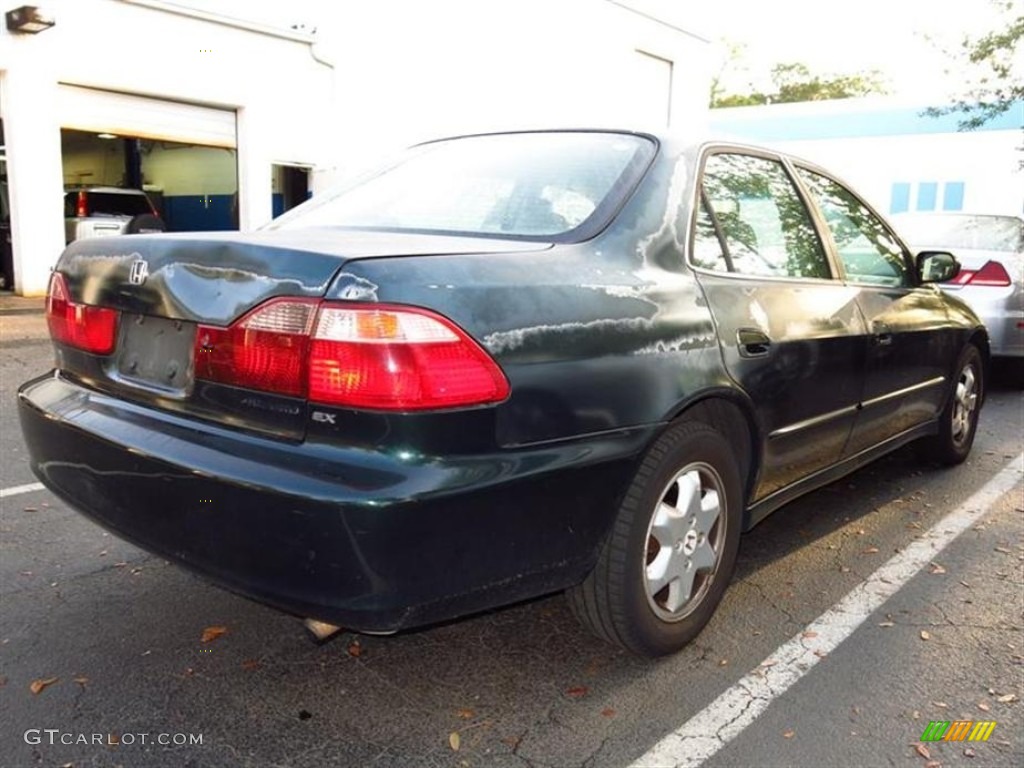 1998 Accord EX Sedan - Dark Emerald Pearl / Ivory photo #3