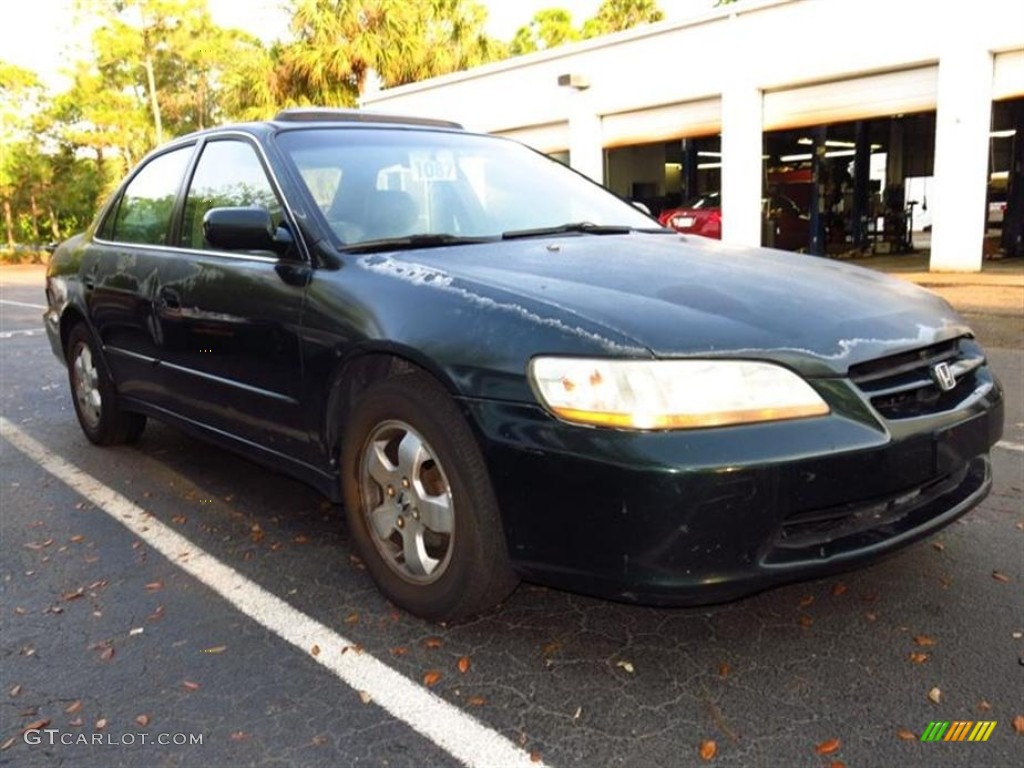 1998 Accord EX Sedan - Dark Emerald Pearl / Ivory photo #4