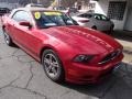 2013 Red Candy Metallic Ford Mustang V6 Premium Convertible  photo #2