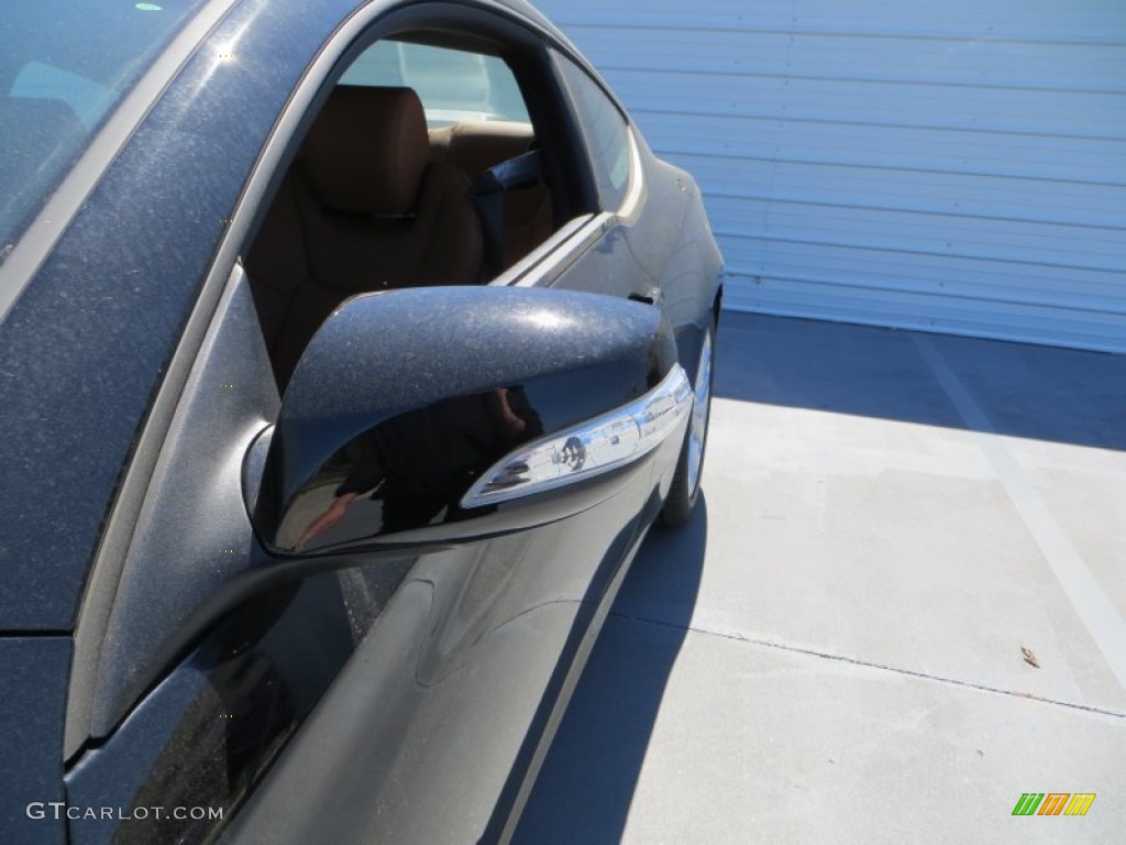 2013 Genesis Coupe 3.8 Grand Touring - Black Noir Pearl / Black Leather photo #14