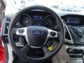 Stone 2012 Ford Focus SEL Sedan Steering Wheel