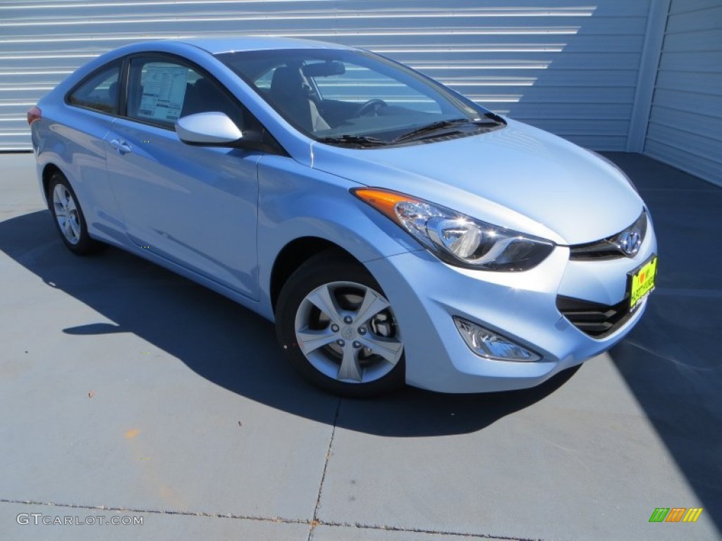 2013 Elantra Coupe GS - Blue Sky Metallic / Gray photo #1