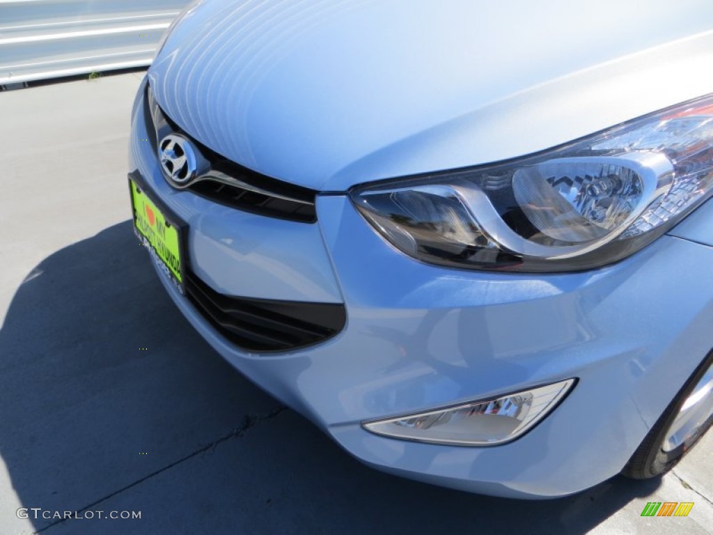 2013 Elantra Coupe GS - Blue Sky Metallic / Gray photo #11