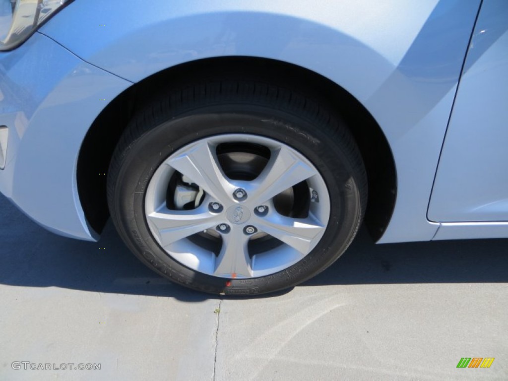 2013 Elantra Coupe GS - Blue Sky Metallic / Gray photo #12