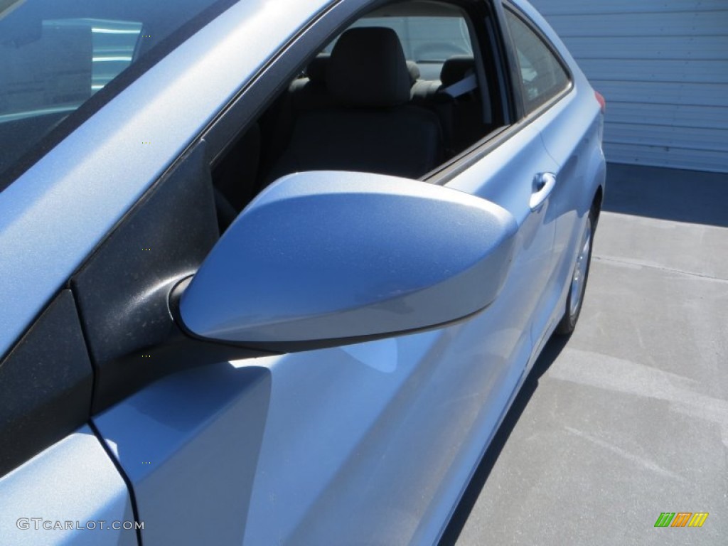 2013 Elantra Coupe GS - Blue Sky Metallic / Gray photo #13