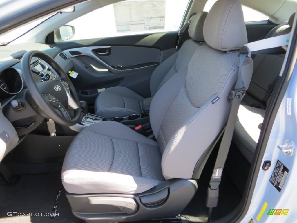 2013 Elantra Coupe GS - Blue Sky Metallic / Gray photo #20
