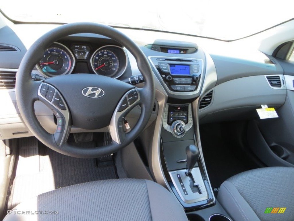 2013 Elantra Coupe GS - Blue Sky Metallic / Gray photo #22