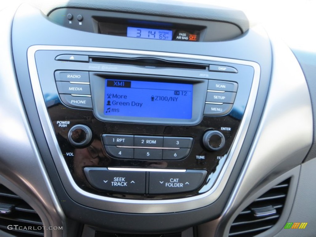2013 Elantra Coupe GS - Blue Sky Metallic / Gray photo #24