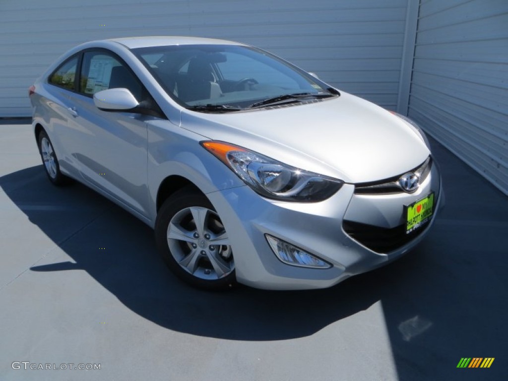 2013 Elantra Coupe GS - Silver / Gray photo #2