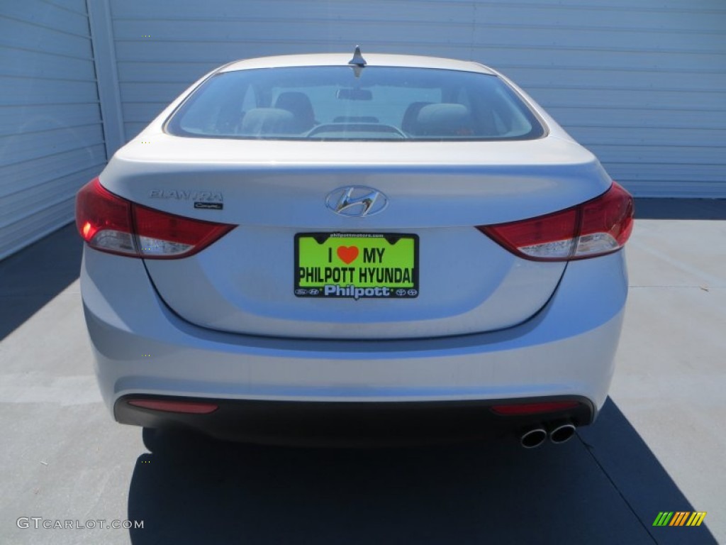 2013 Elantra Coupe GS - Silver / Gray photo #6