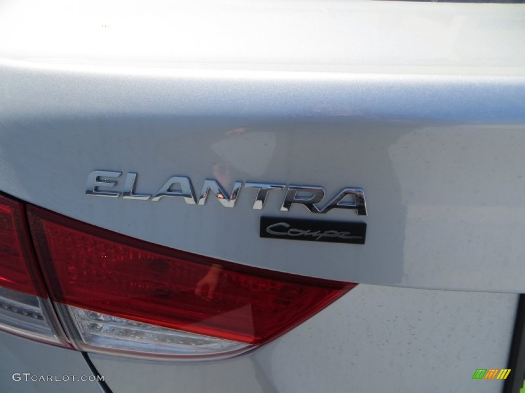 2013 Elantra Coupe GS - Silver / Gray photo #7