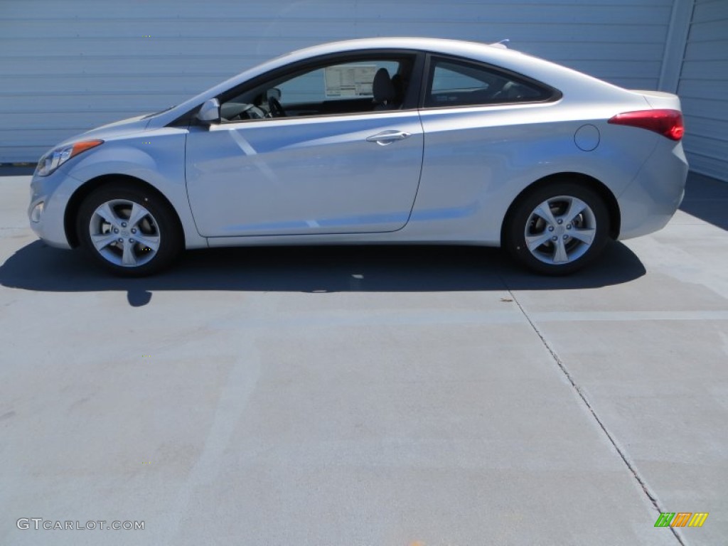 2013 Elantra Coupe GS - Silver / Gray photo #8