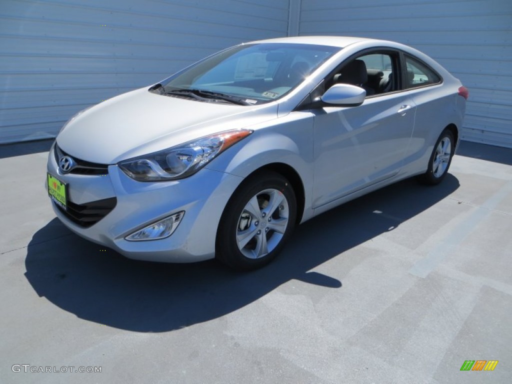 2013 Elantra Coupe GS - Silver / Gray photo #9