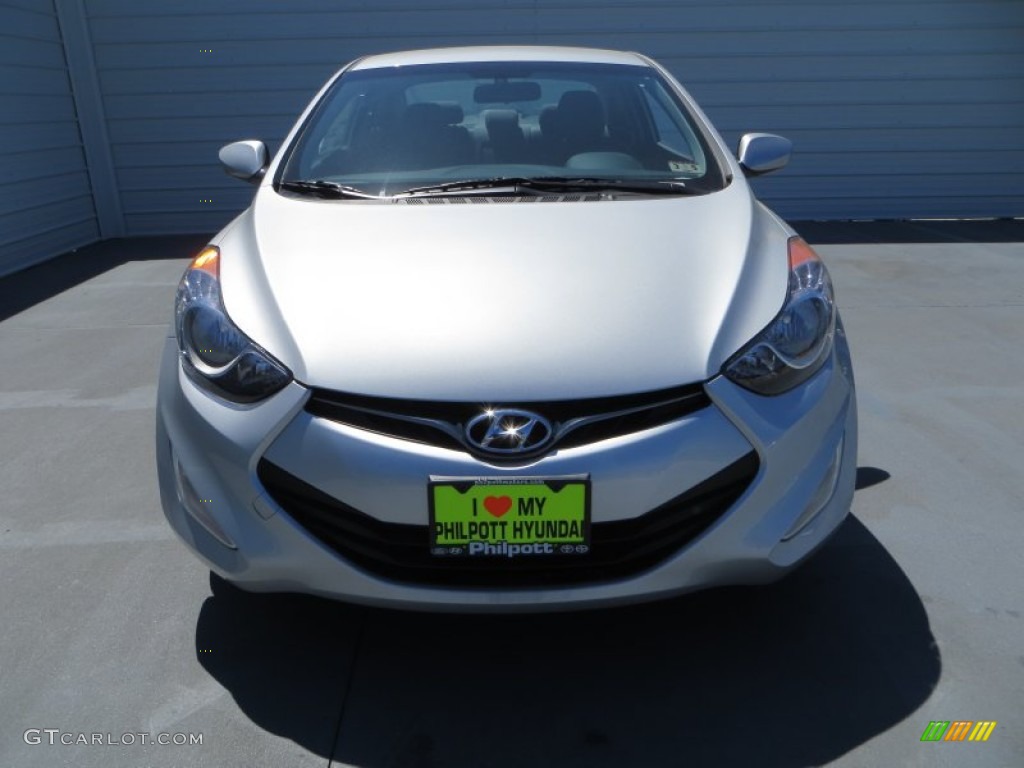 2013 Elantra Coupe GS - Silver / Gray photo #10