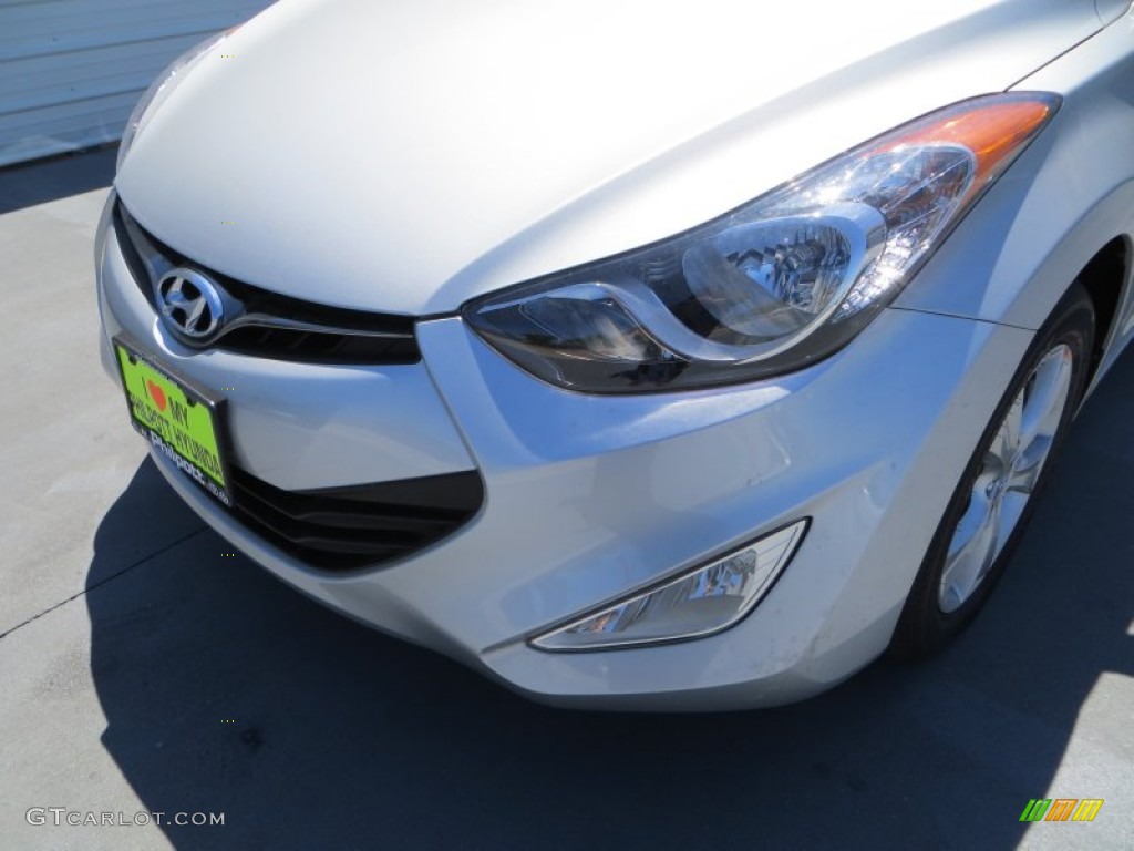 2013 Elantra Coupe GS - Silver / Gray photo #12