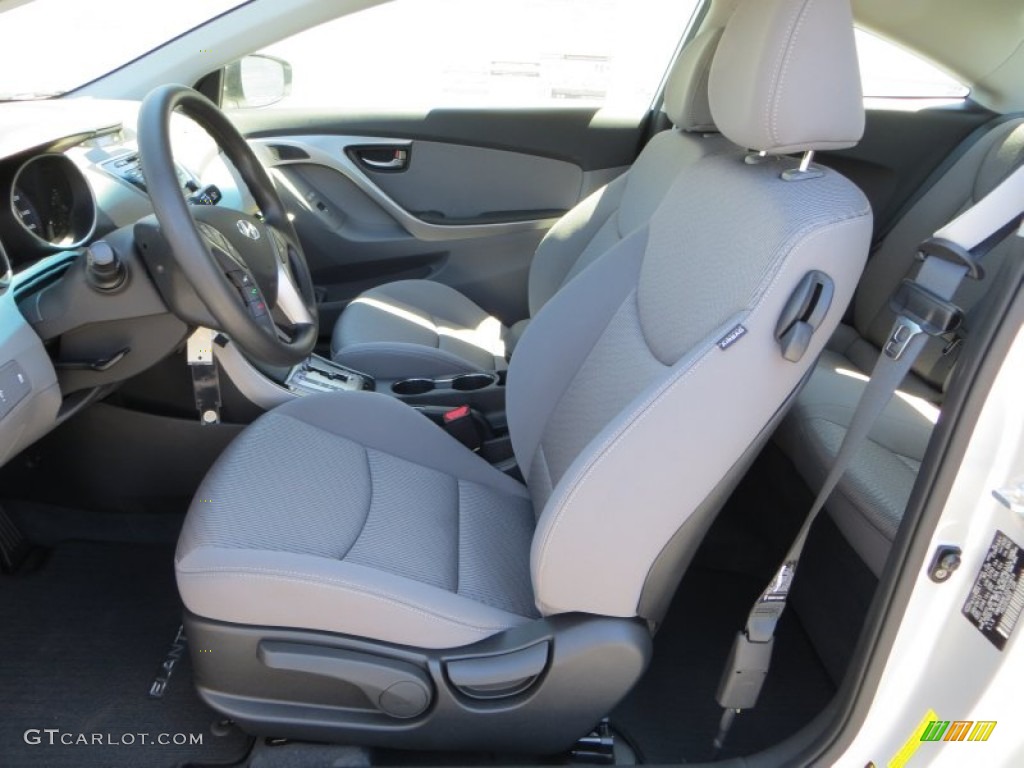 2013 Elantra Coupe GS - Silver / Gray photo #22