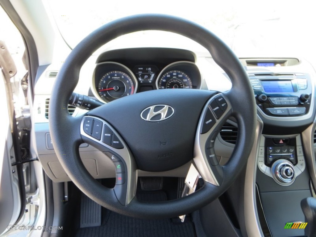 2013 Elantra Coupe GS - Silver / Gray photo #29