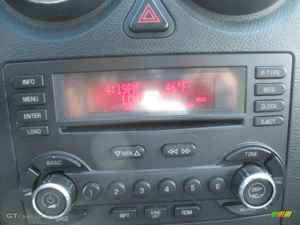 2007 Pontiac G6 GTP Sedan Audio System Photo #78992086