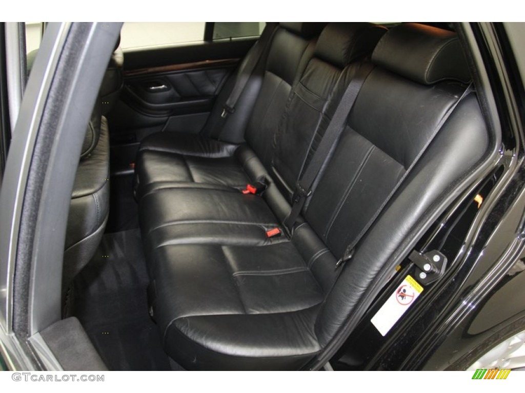 Black Interior 2000 BMW 5 Series 528i Wagon Photo #78992240
