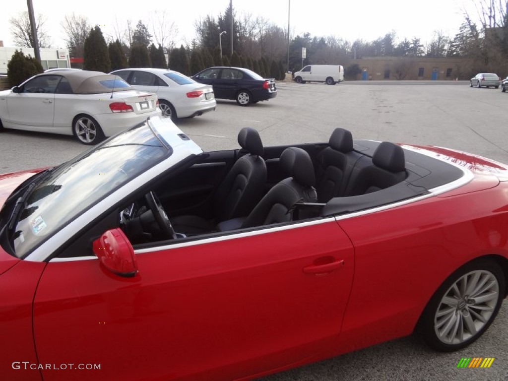 2011 A5 2.0T quattro Convertible - Brilliant Red / Black photo #10