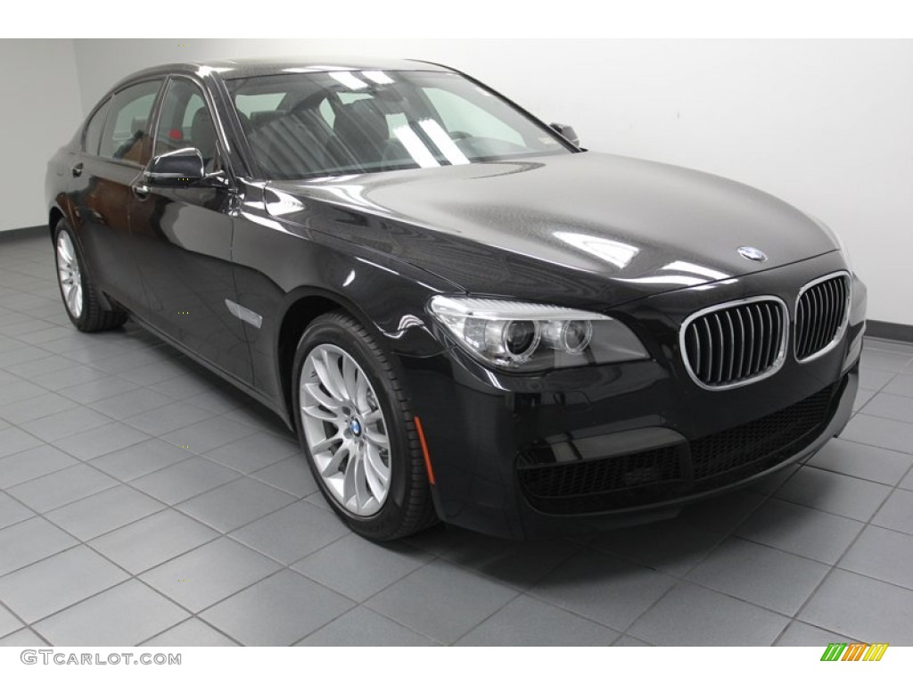 Black Sapphire Metallic 2013 BMW 7 Series 750Li Sedan Exterior Photo #78992542