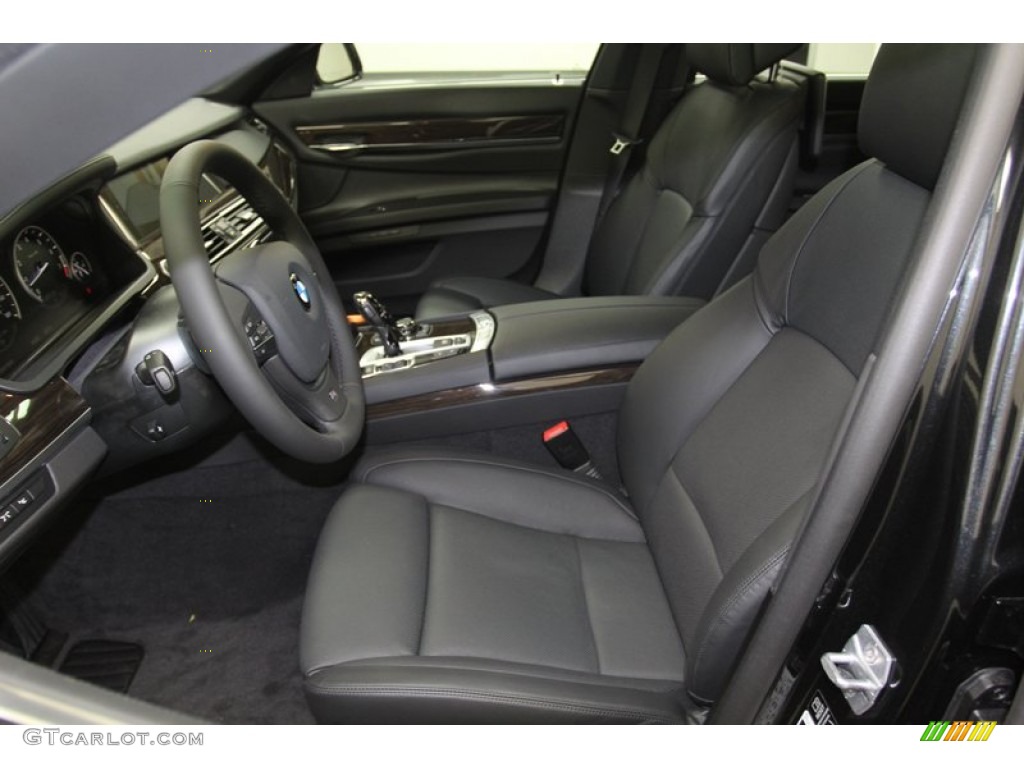 2013 7 Series 750Li Sedan - Black Sapphire Metallic / Black photo #3