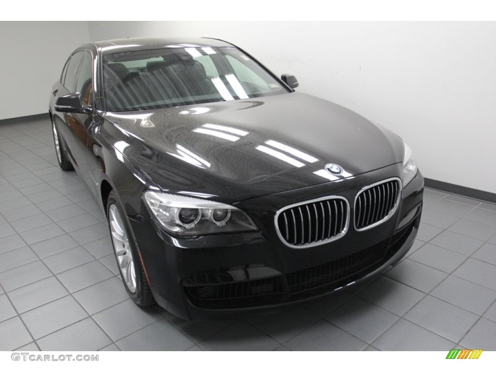 2013 7 Series 750Li Sedan - Black Sapphire Metallic / Black photo #5