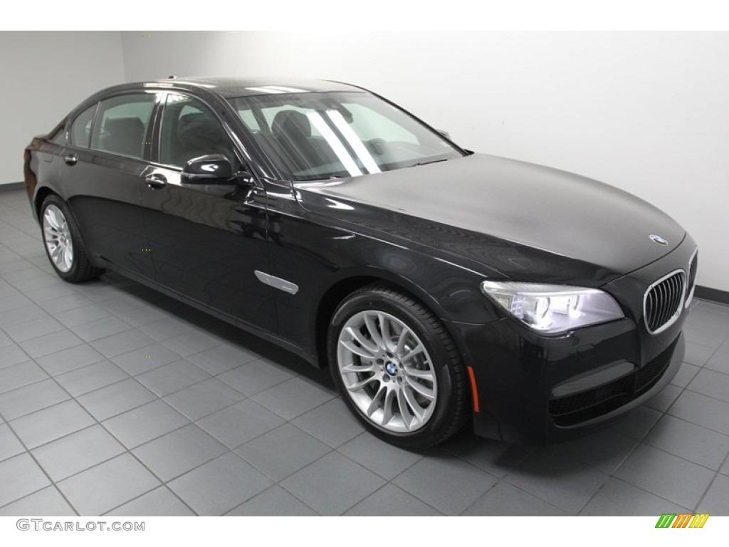 2013 7 Series 750Li Sedan - Black Sapphire Metallic / Black photo #6