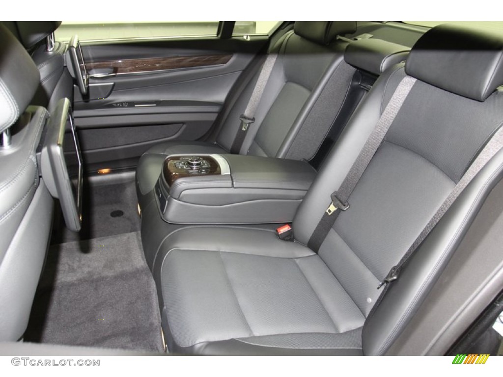 2013 BMW 7 Series 750Li Sedan Rear Seat Photo #78992599