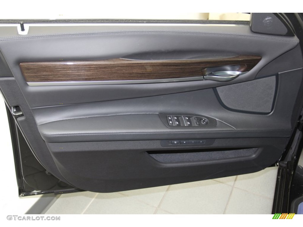 2013 7 Series 750Li Sedan - Black Sapphire Metallic / Black photo #13