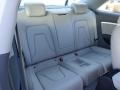 2010 Audi A5 Light Gray Interior Rear Seat Photo