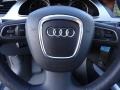 2010 Audi A5 Light Gray Interior Steering Wheel Photo