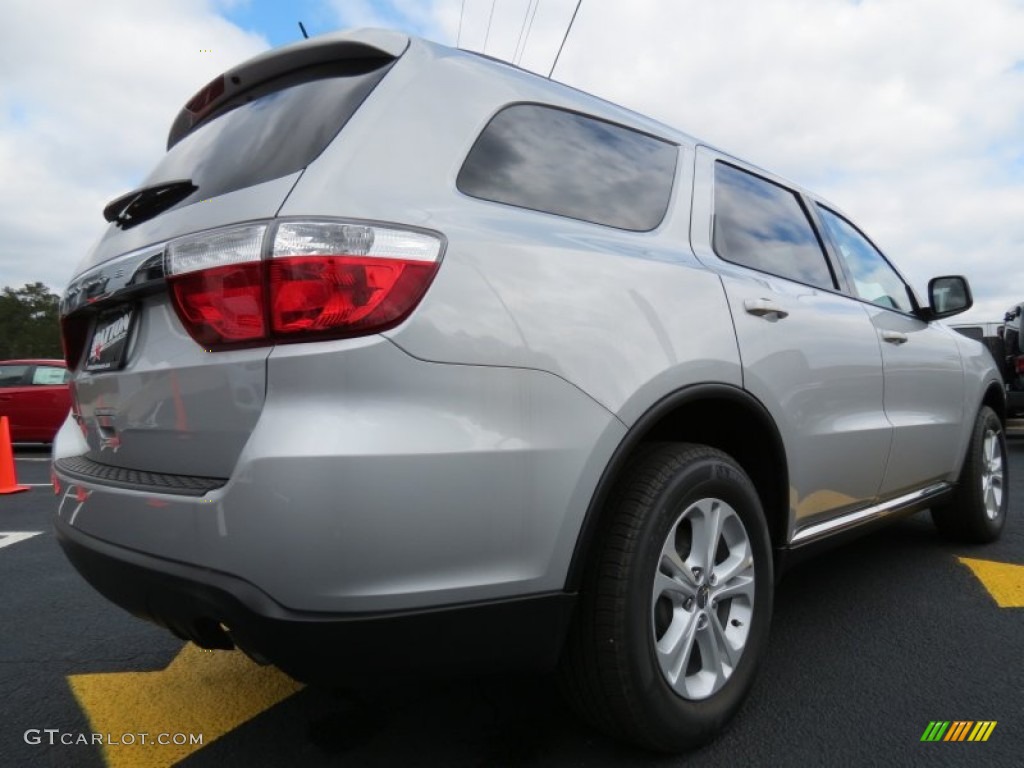 2013 Durango SXT - Bright Silver Metallic / Dark Graystone/Medium Graystone photo #6