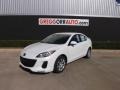 2013 Crystal White Pearl Mica Mazda MAZDA3 i SV 4 Door  photo #2