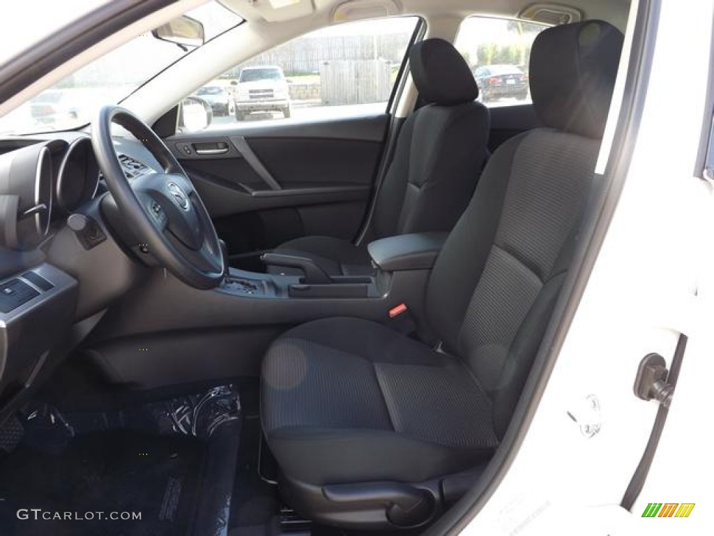 Black Interior 2013 Mazda MAZDA3 i SV 4 Door Photo #78994183