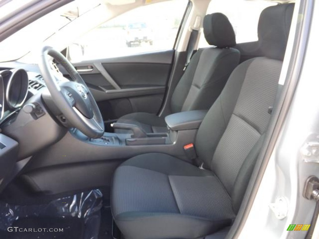 Black Interior 2013 Mazda MAZDA3 i Touring 5 Door Photo #78994378