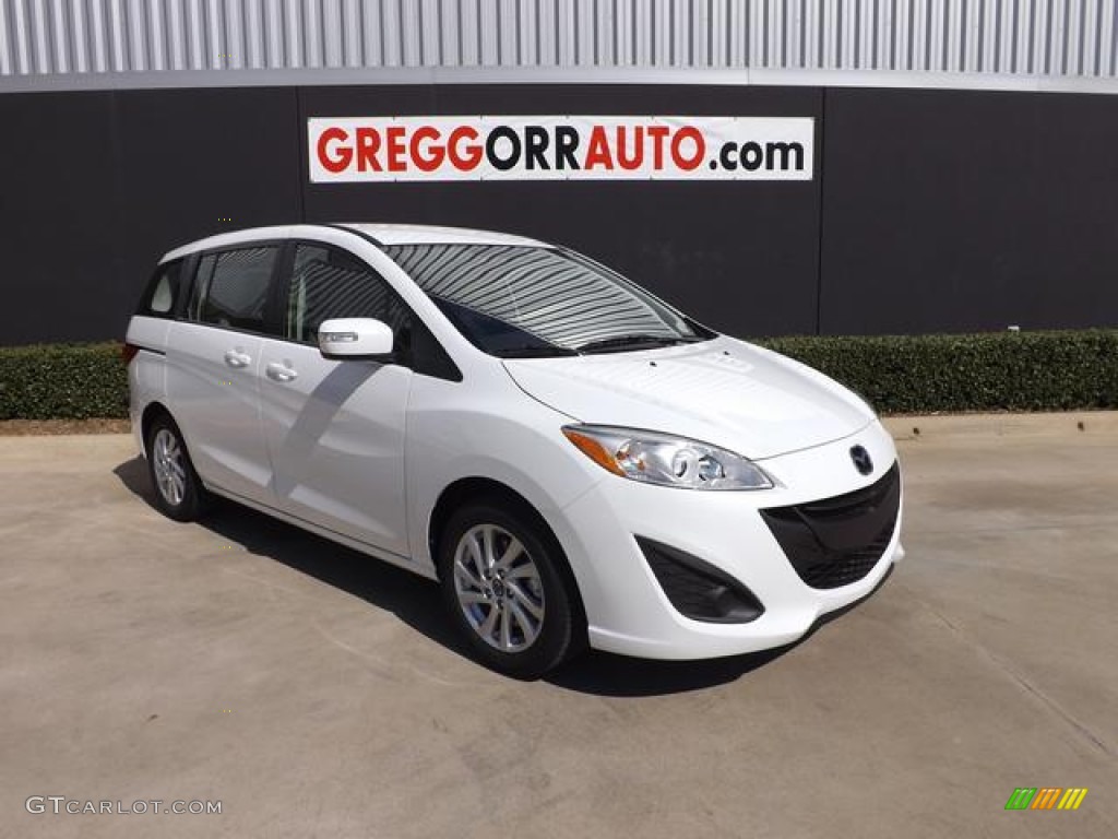 Crystal White Pearl Mazda MAZDA5