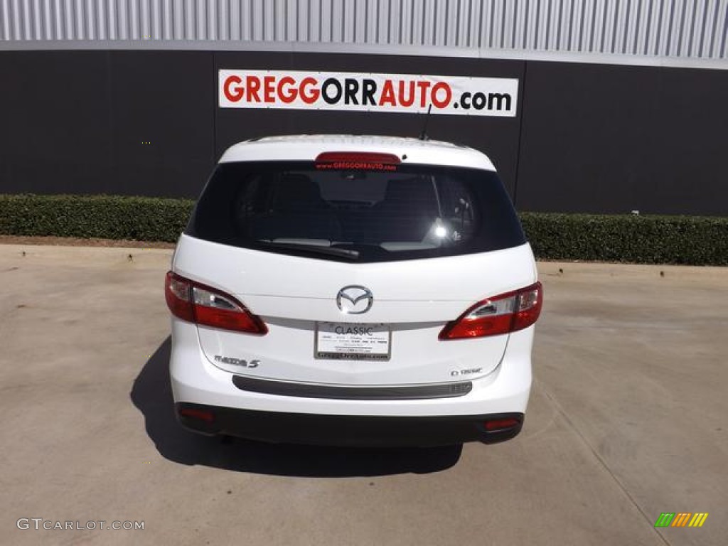 2013 MAZDA5 Sport - Crystal White Pearl / Sand photo #6