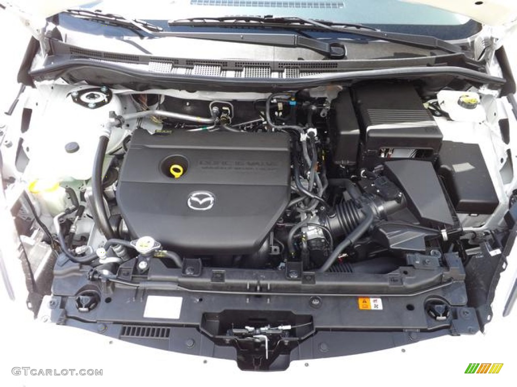 2013 MAZDA5 Sport - Crystal White Pearl / Sand photo #11