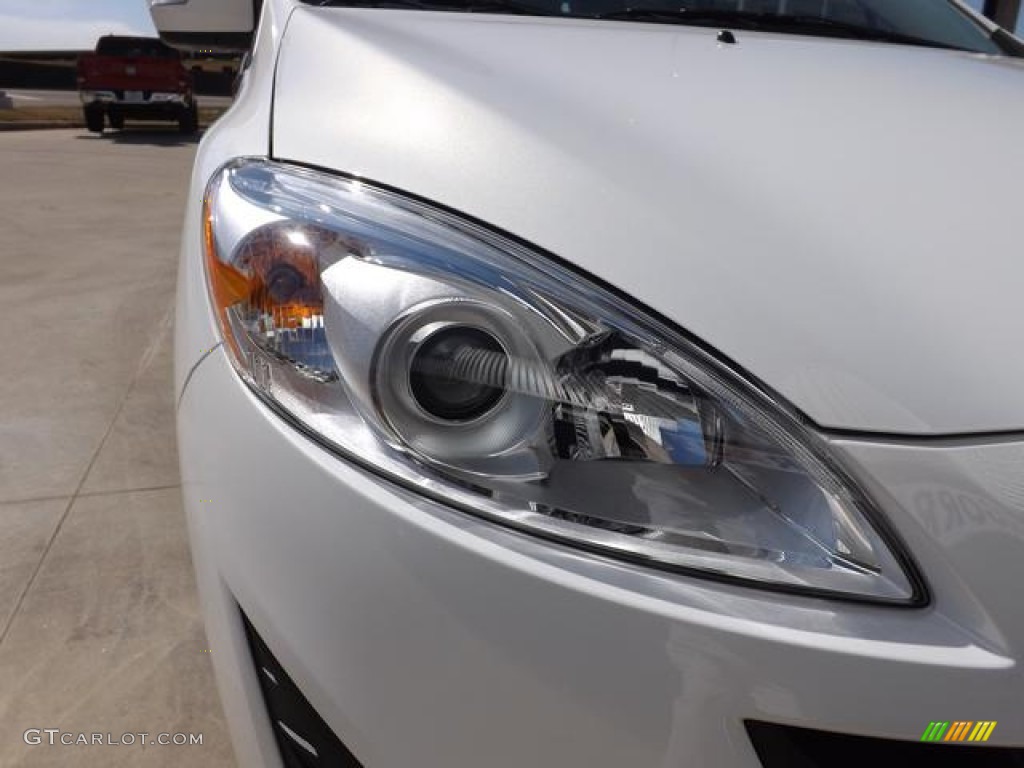 2013 MAZDA5 Sport - Crystal White Pearl / Sand photo #12