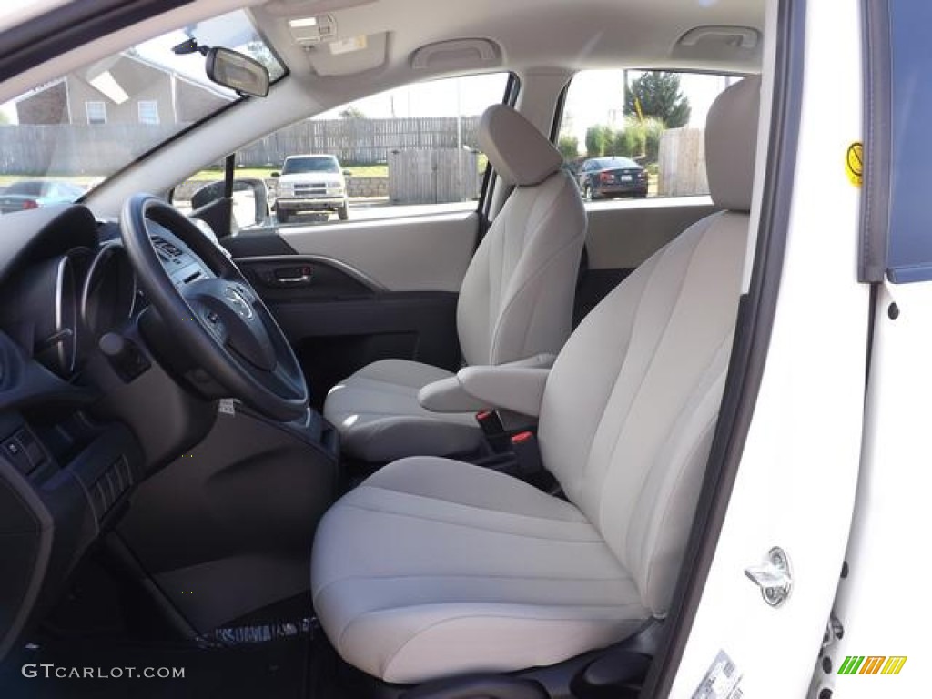 2013 MAZDA5 Sport - Crystal White Pearl / Sand photo #22