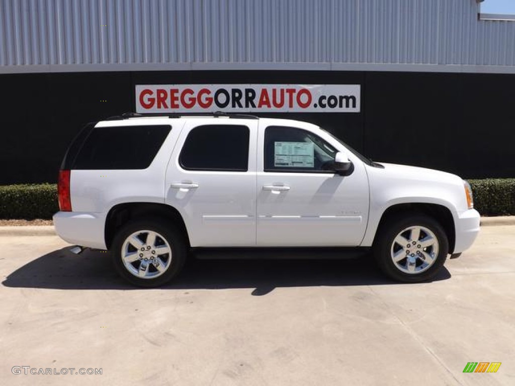 2013 Yukon SLE - Summit White / Ebony photo #3