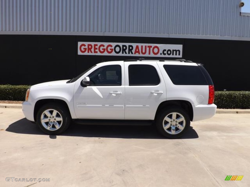 2013 Yukon SLE - Summit White / Ebony photo #4